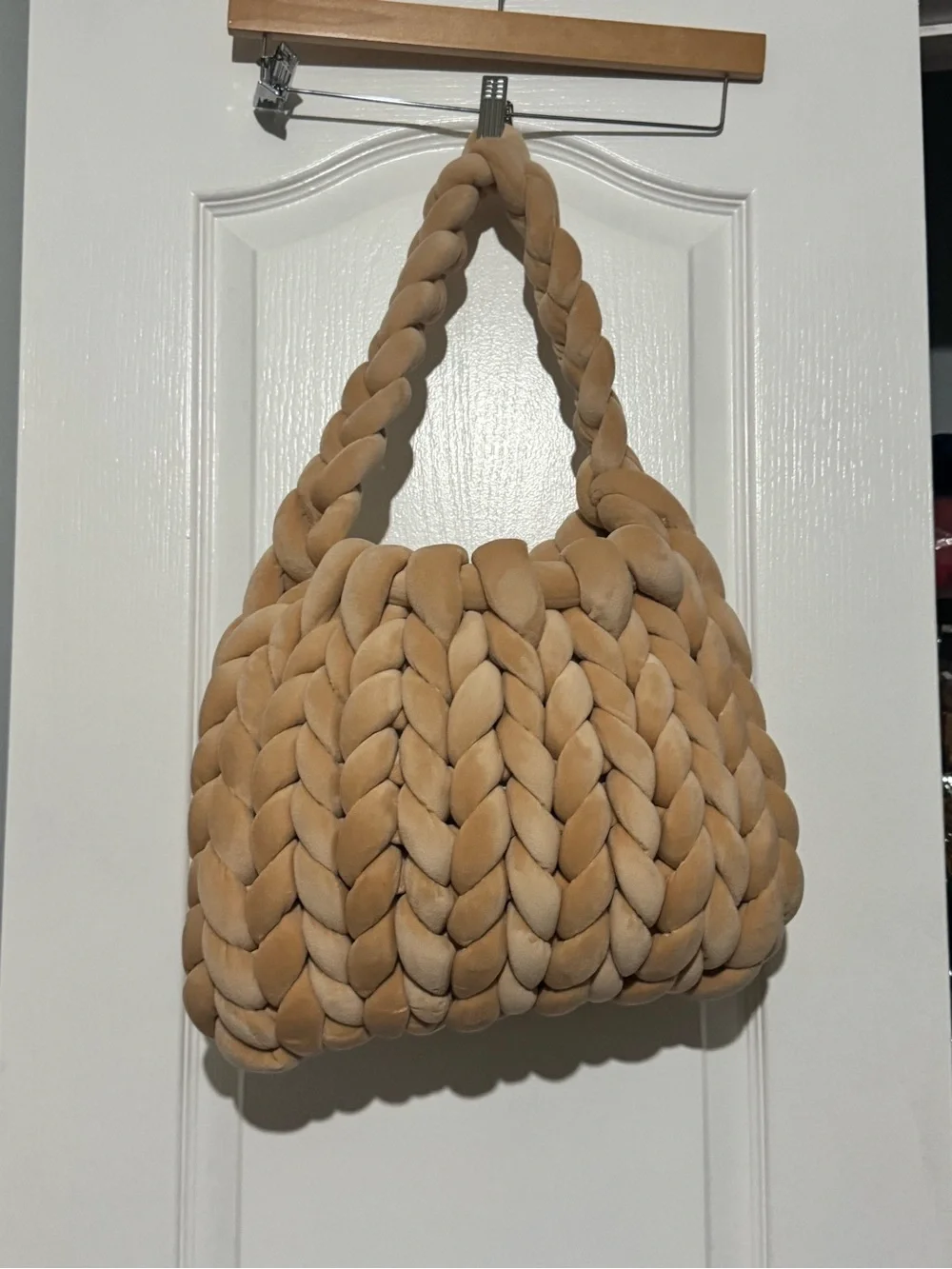 N/A tan braided